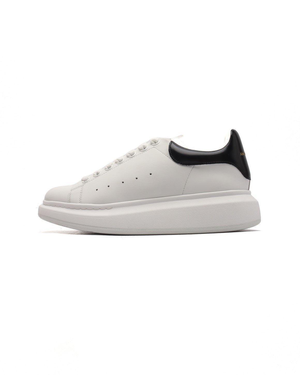 Alexander McQueen Oversized Sneakers - White &amp; Black Leather