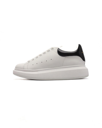 Alexander McQueen Oversized Sneakers - White &amp; Black Leather