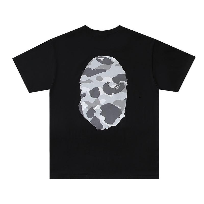 Bathing Ape Black T-Shirt without Collar