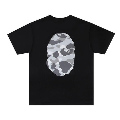 Bathing Ape Black T-Shirt without Collar