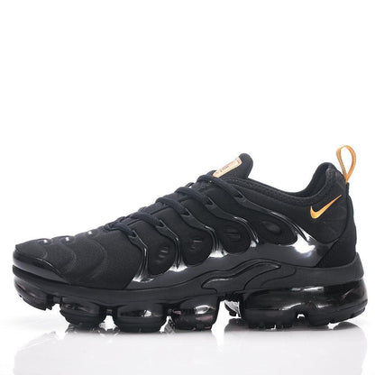 Nike Air VaporMax Plus Black Metallic Gold Sneakers