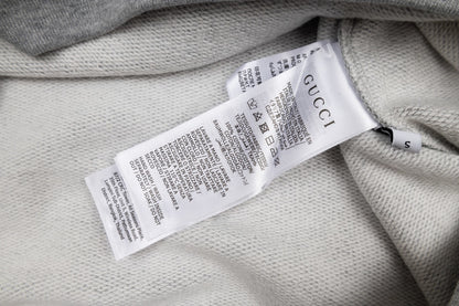 GUCCI Gray Cotton Jersey Sweatshirt New &amp; Authentic