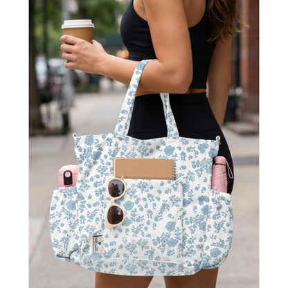 Fashion Corduroy Crossbody Tote Bag
