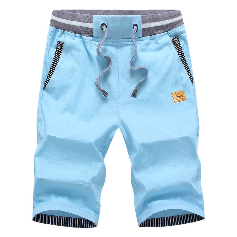 Mens Printed Quick-Dry Beach Shorts