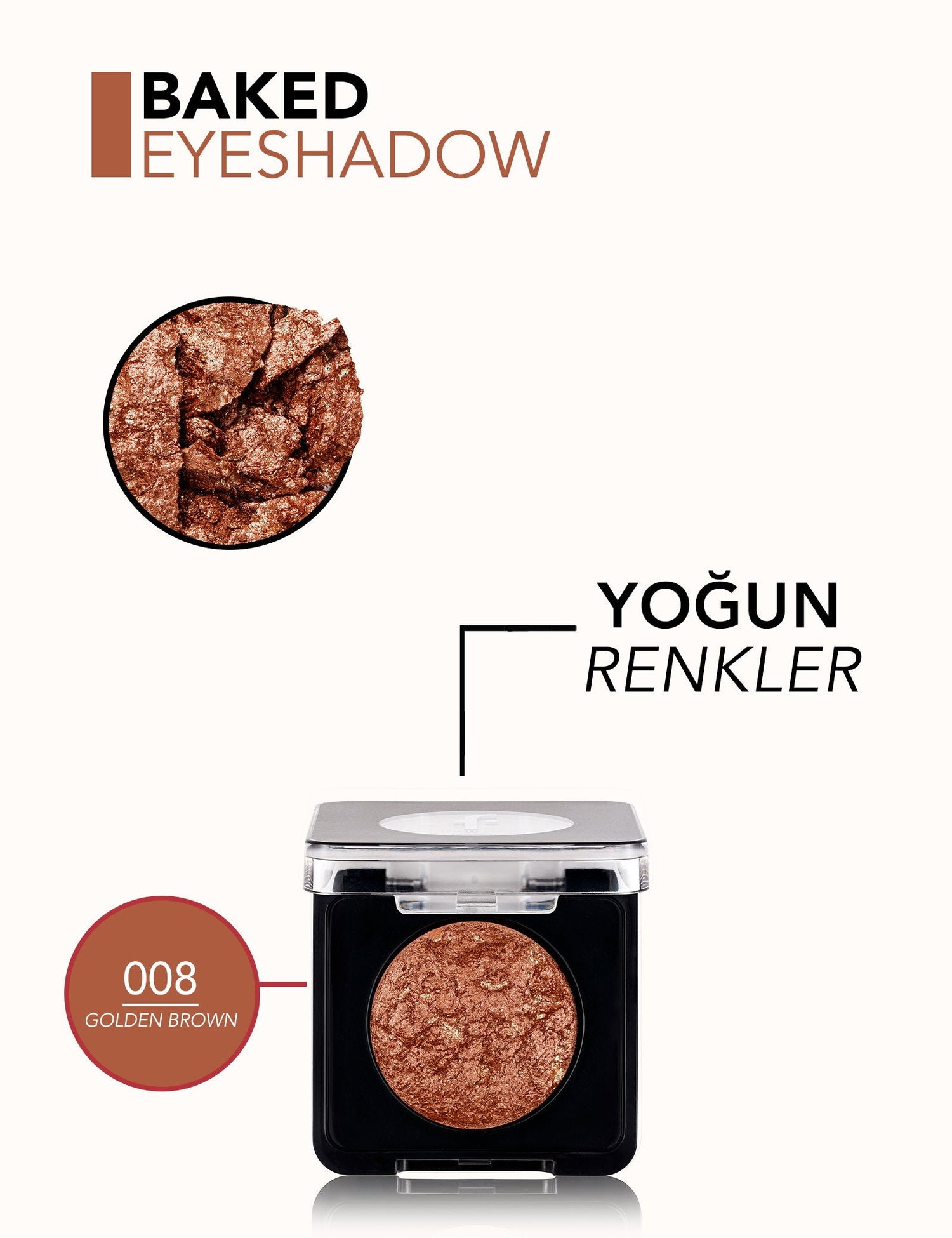 Flormar Baked Eyeshadow High Pigment &amp; Shimmer 5g