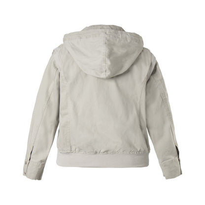 Multi-Pocket Design Hooded Jacket Vest for Women