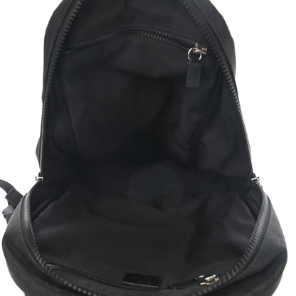 Gucci Nylon Monogram Slim Backpack Black