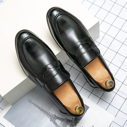 Mens Slip-On Leather Loafers
