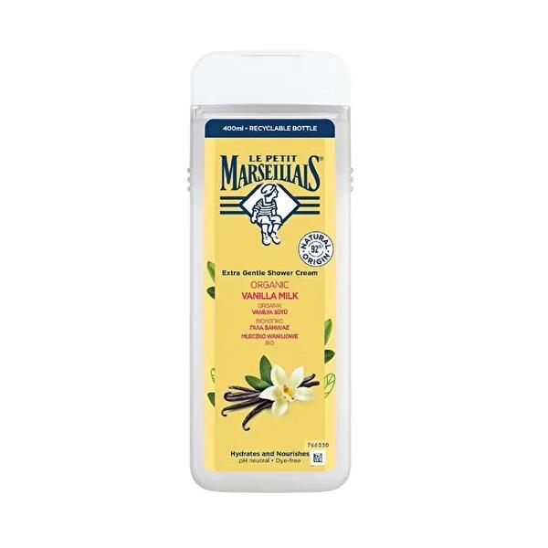 Le Petit Marseillais Vanilla Milk Shower Gel - Moisturizing &amp; Gentle Cleansing - 13.53 fl oz