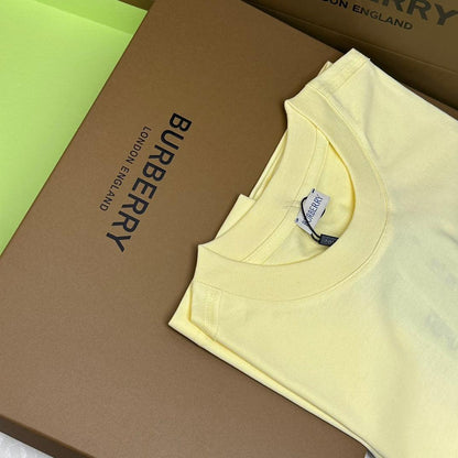 Burberry Yellow T-Shirt Without Collar