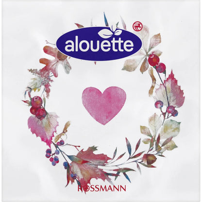 Alouette Heart Print Paper Napkins 20-Pack