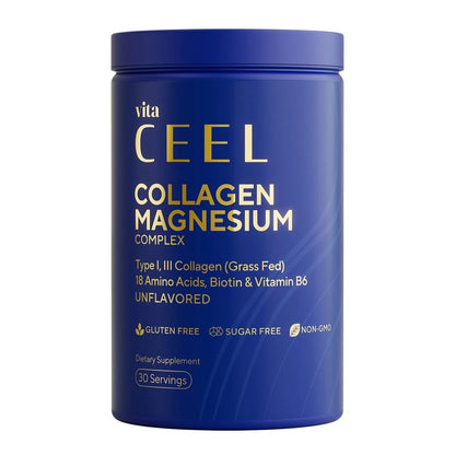 Vita Ceel Collagen Type I &amp; III &amp; Magnesium Complex - 30 Tablets