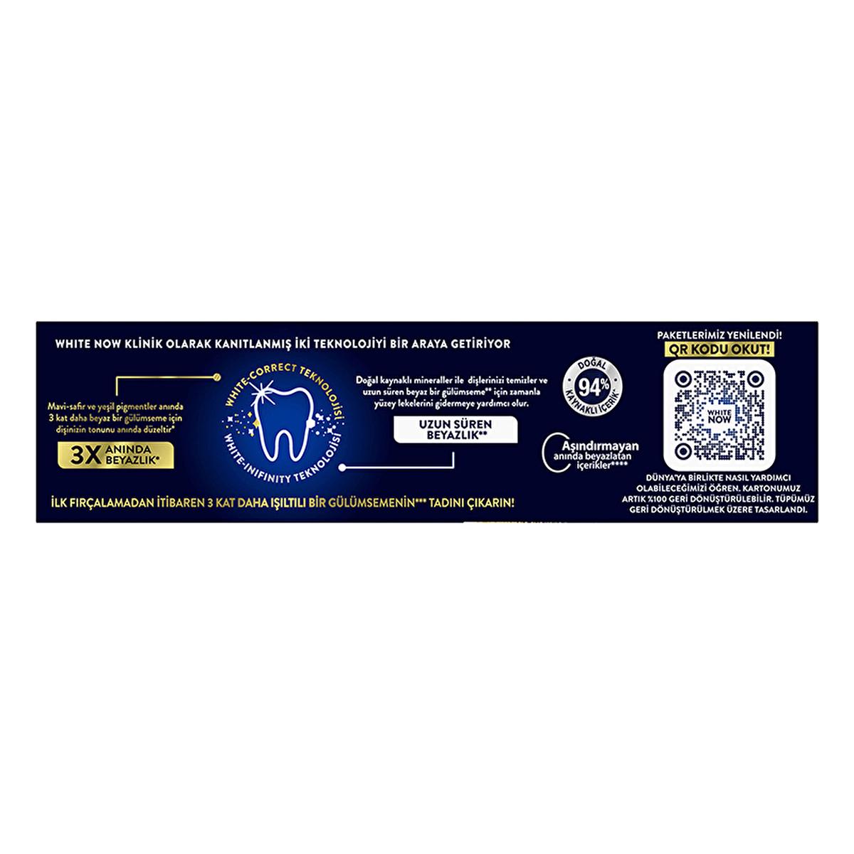 Signal White Now Gold Whitening Toothpaste - 3x Whiter Smile, Instant &amp; Long-Term Effect
