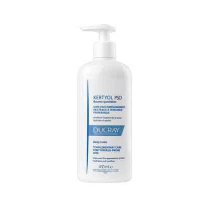 Ducray Kertyol P.S.O Moisturizing Balm - 400ml Daily Hydration for Dry Skin Relief &amp; Psoriasis Care