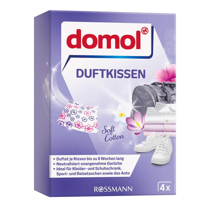 Domol Laundry and Textile Scent Sachets for Freshness 4 pcs