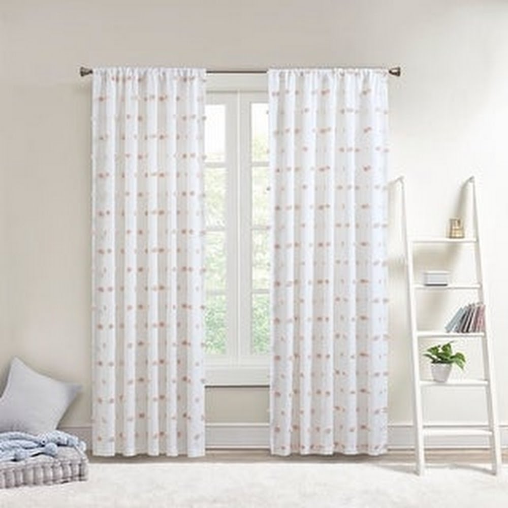 Taylor &amp; Olive Clover Pom Pom Single Window Panel