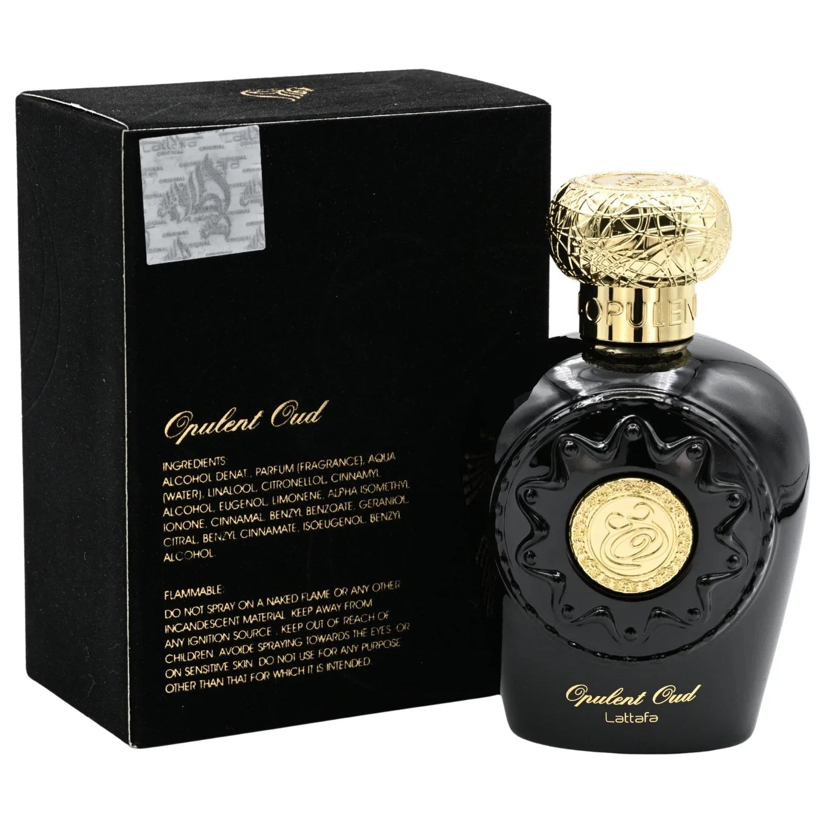 Lattafa Opulent Oud Unisex Eau De Parfum Spray 3.4 oz