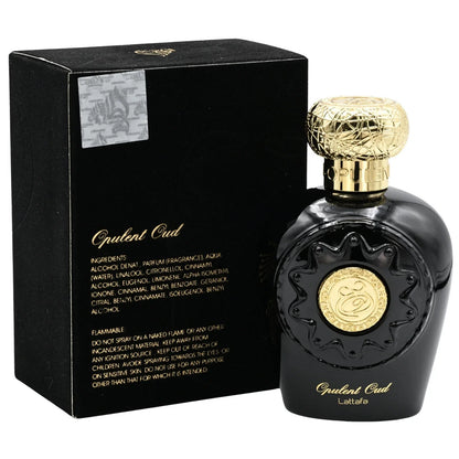 Lattafa Opulent Oud Unisex Eau De Parfum Spray 3.4 oz
