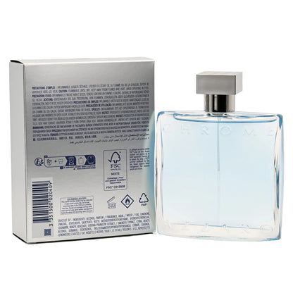 Azzaro Chrome Eau De Toilette Spray for Men 3.4 oz