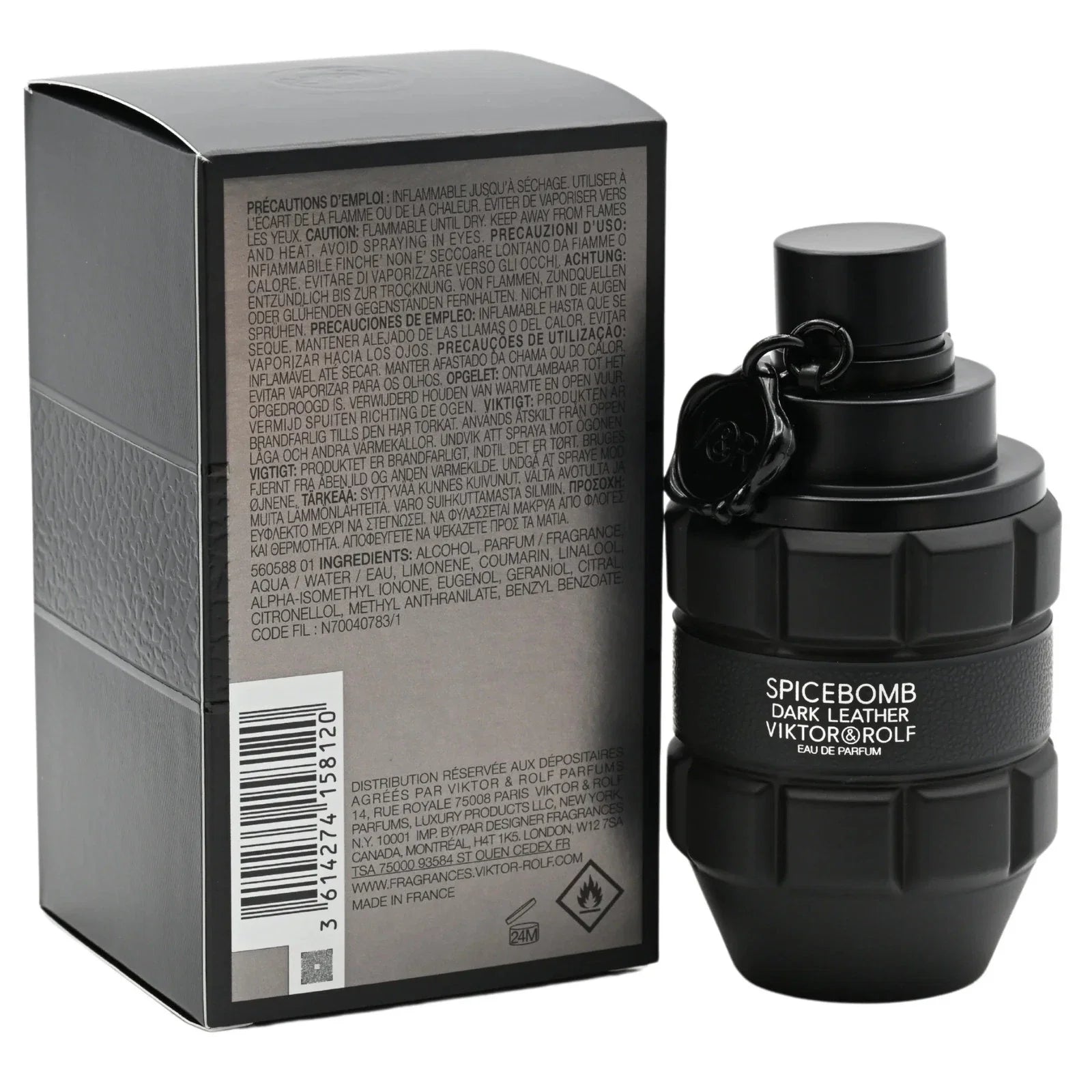 Spicebomb Dark Leather by Viktor &amp; Rolf for Men EDP 1.7 oz
