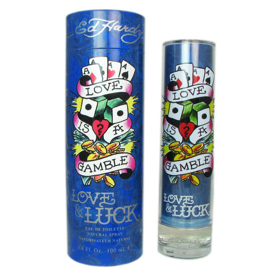 Ed Hardy Love &amp; Luck by Christian Audigier EDT Spray for Men 3.4 oz