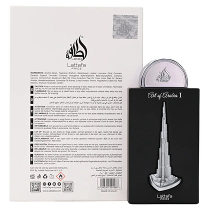 Pride Art Of Arabia I by Lattafa Perfume Unisex EDP 3.4 oz