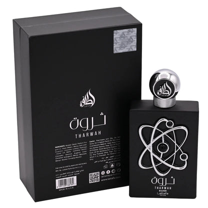Lattafa Pride Tharwah Silver Unisex Eau De Parfum 3.4 oz