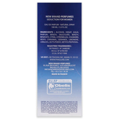 New Brand Seduction for Women 3.3 oz EDP Spray