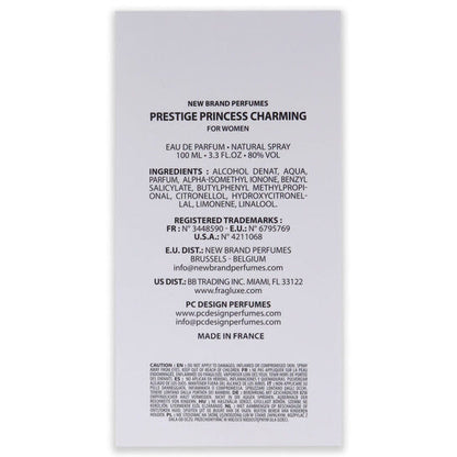 New Brand Prestige Princess Chaming for Women 3.3 oz EDP Spray