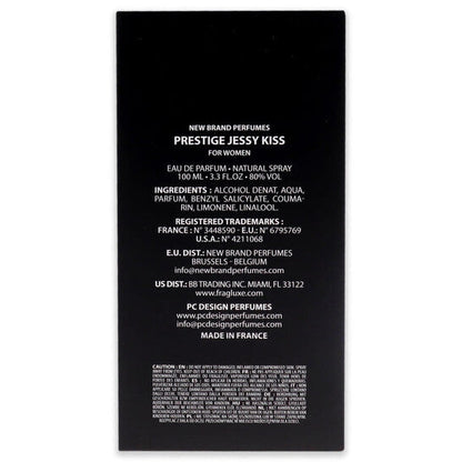 New Brand Jessy Kiss by for Women 3.3 oz EDP Spray