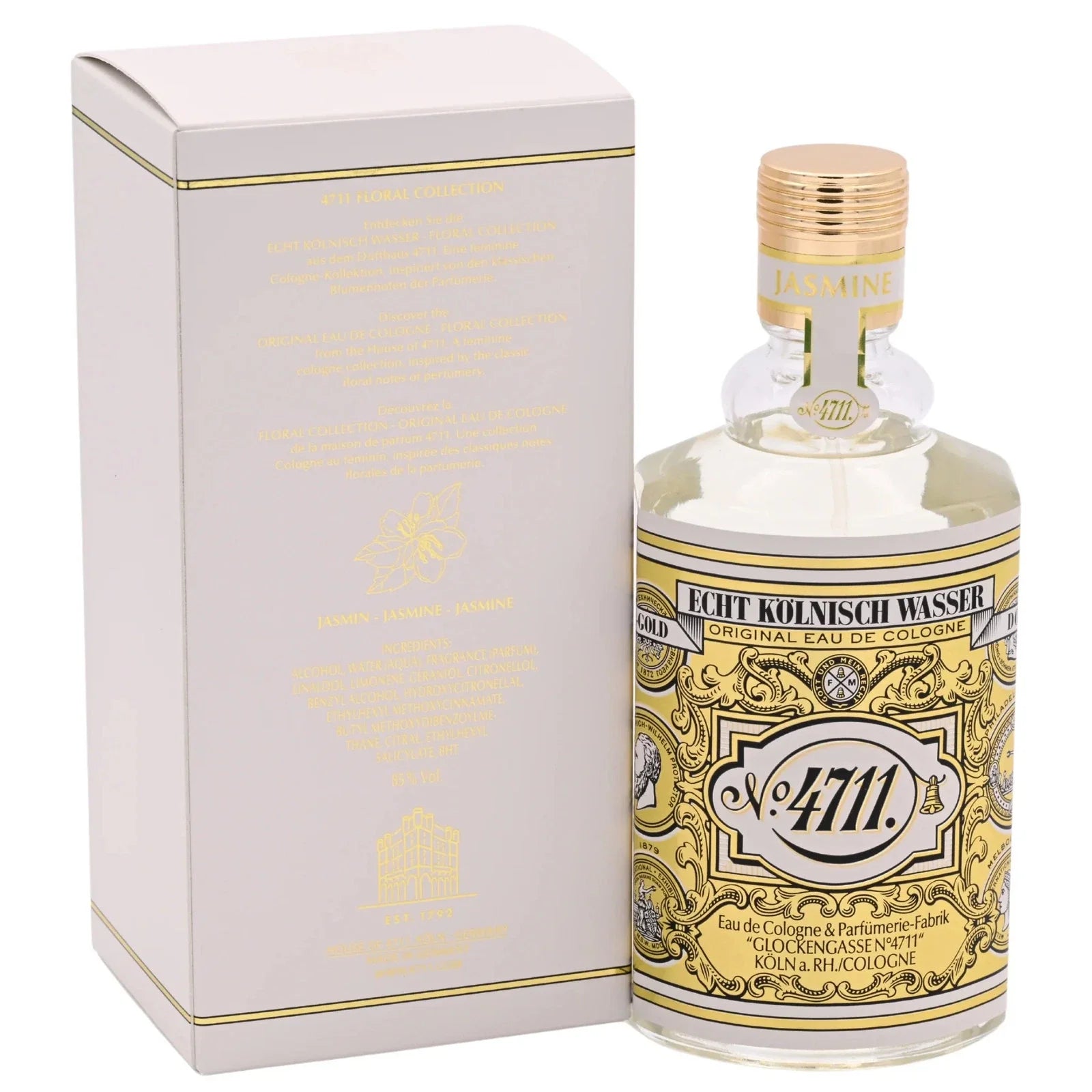 4711 Jasmine Floral Collection by Maurer &amp; Wirtz for Unisex EDC 3.4 oz