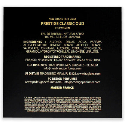 New Brand Classic Oud for Women 3.3 oz EDP Spray