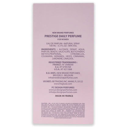 Prestige Daily Perfume by New Brand for Women EDP 3.3 oz