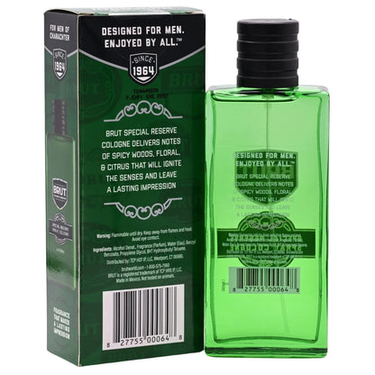 Brut Special Reserve by Faberge Spray Cologne for Men 3.4 oz