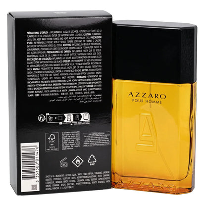 Azzaro Pour Homme Eau De Toilette for Men 3.4 oz