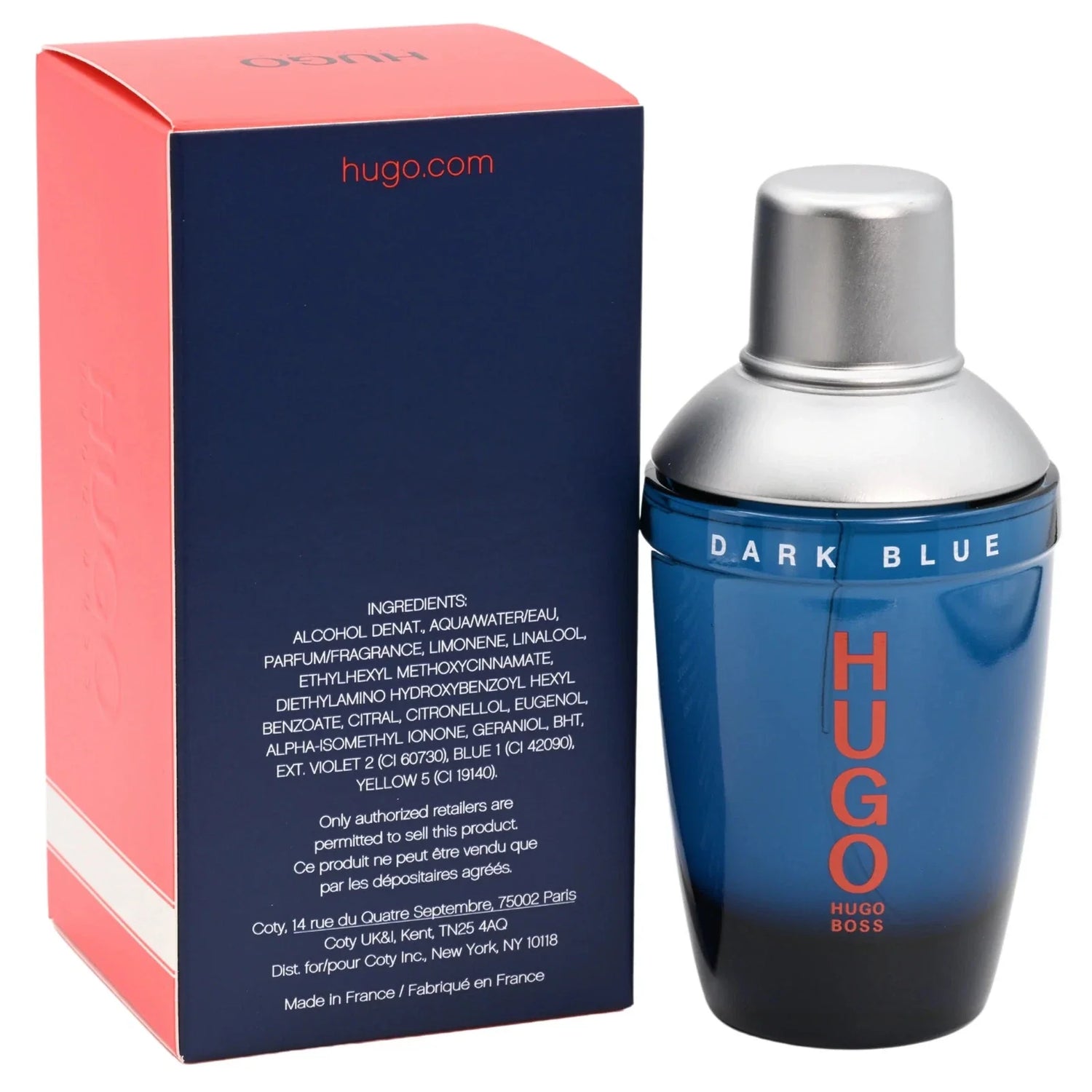 Hugo Boss Dark Blue 2.5 oz / 75 ml EDT Spray for Men