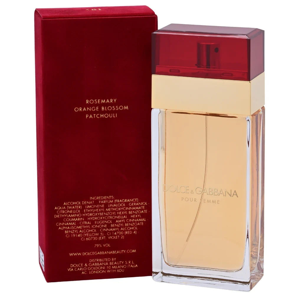 D &amp; G Pour Femme Dolce &amp; Gabbana EDT Spray for Women 3.4 oz