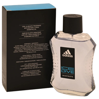 Adidas Ice Dive Cologne EDT 3.4 oz for Men