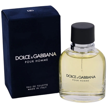 Dolce &amp; Gabbana Pour Homme Eau De Toilette Spray for Men 2.5 oz