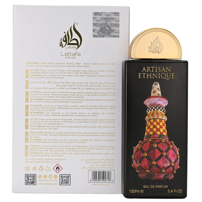 Artisan Ethnique by Lattafa Perfume for Unisex EDP 3.4 oz
