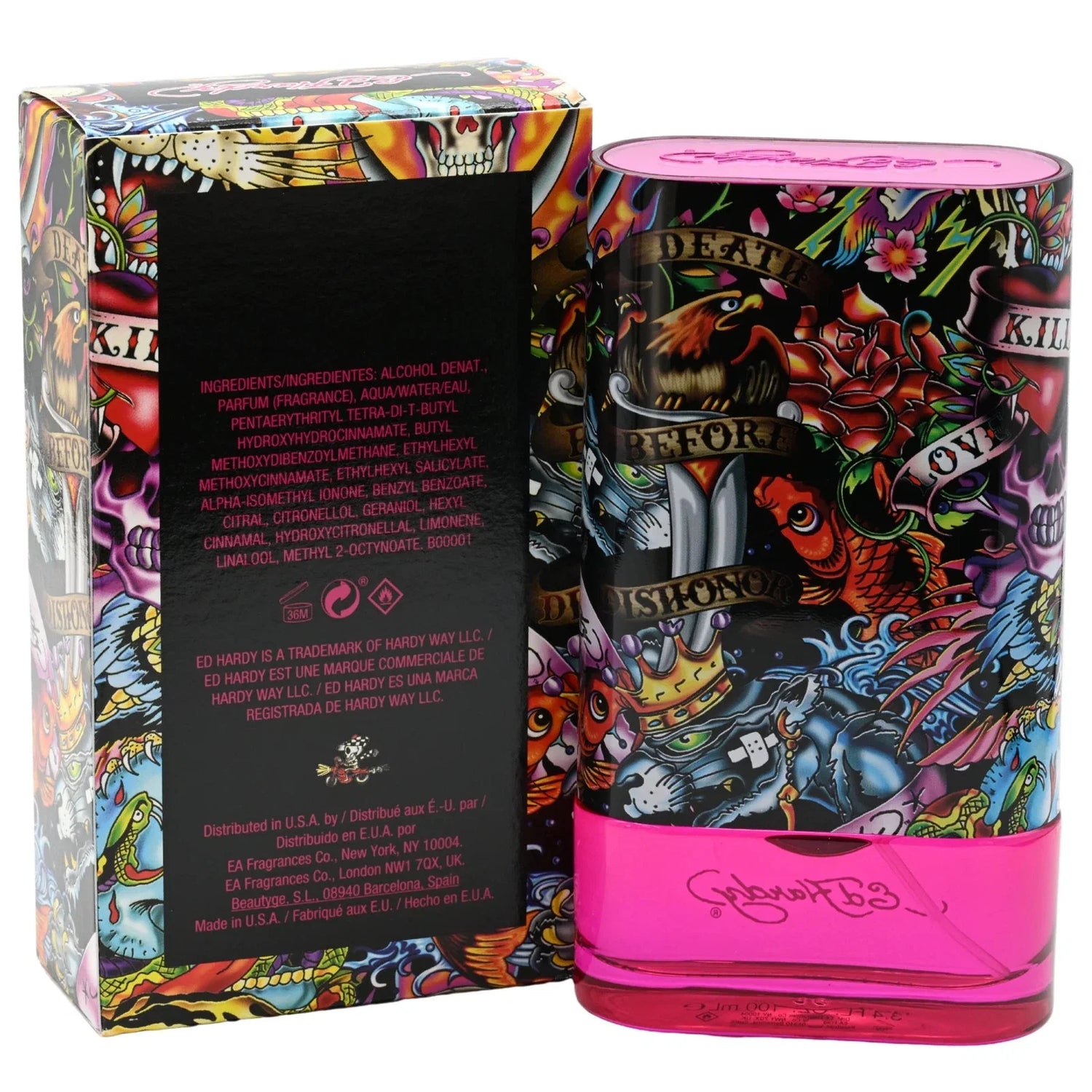 Ed Hardy by Christian Audigier Hearts &amp; Daggers EDP Spray for Women 3.4 oz
