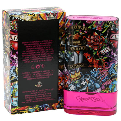 Ed Hardy by Christian Audigier Hearts &amp; Daggers EDP Spray for Women 3.4 oz