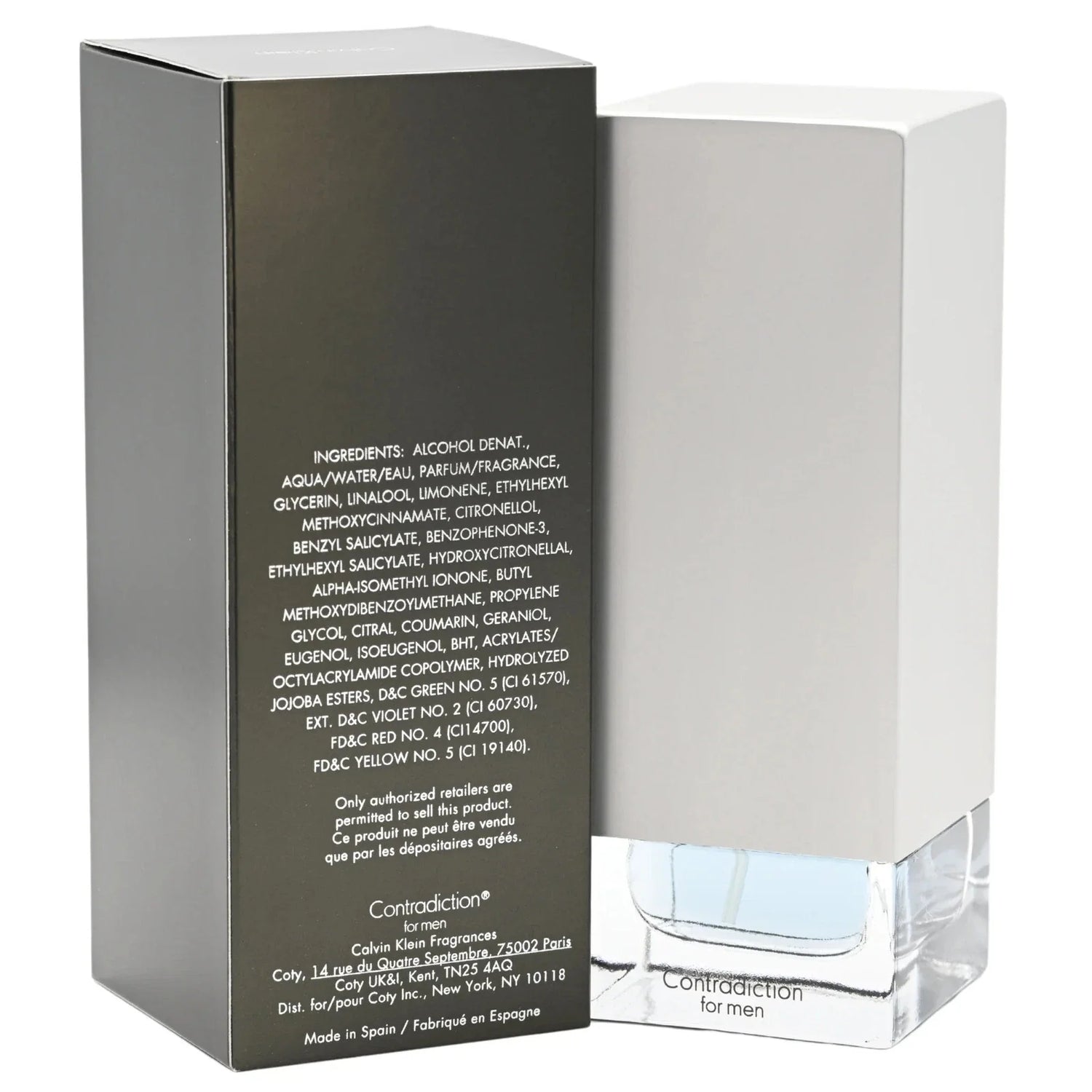 Calvin Klein Contradiction Eau De Toilette Spray for Men 3.3 oz