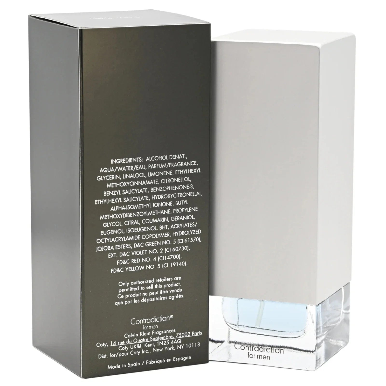 Calvin Klein Contradiction Eau De Toilette Spray for Men 3.3 oz