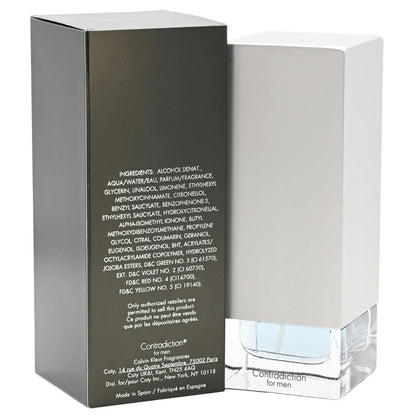 Calvin Klein Contradiction Eau De Toilette Spray for Men 3.3 oz