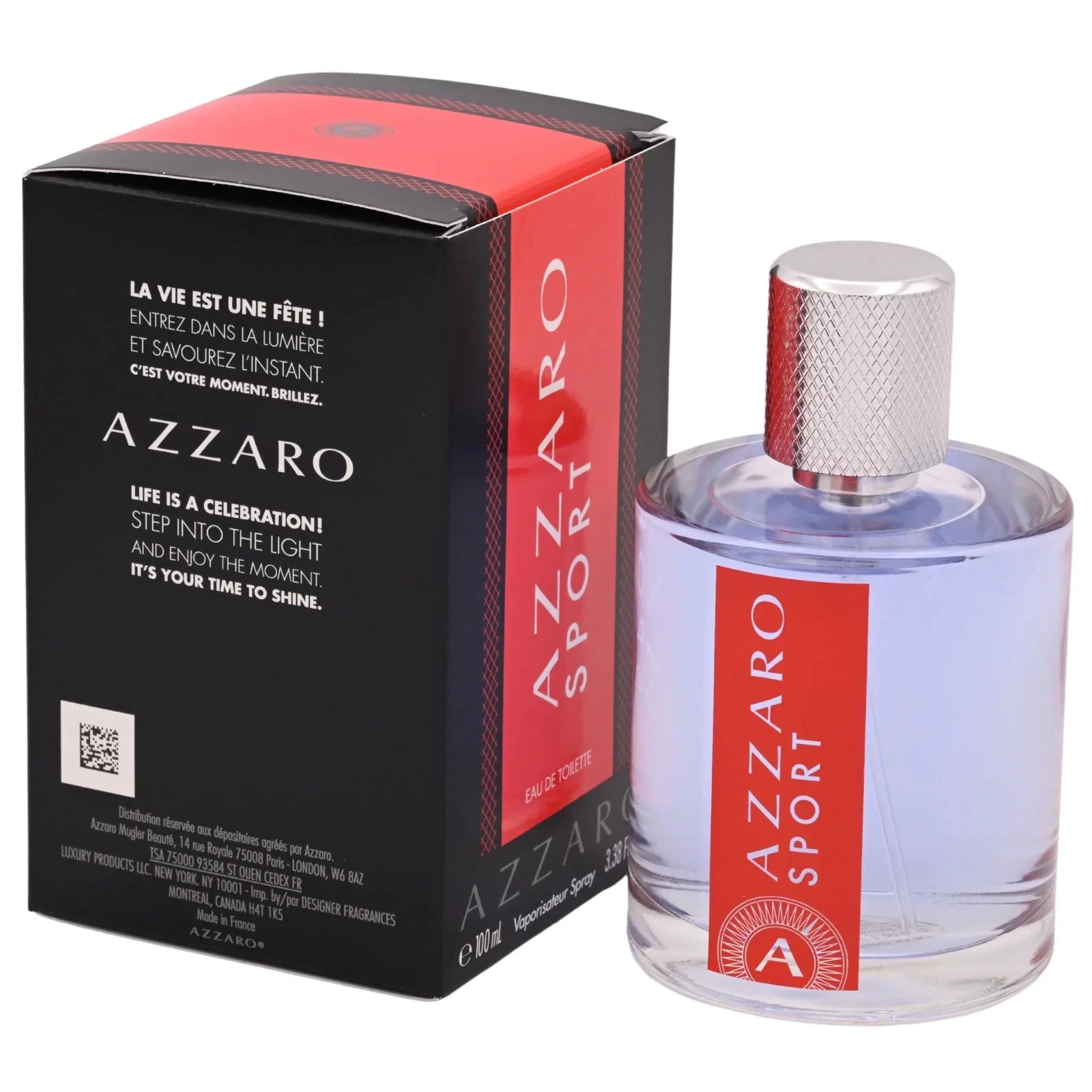 Azzaro Sport Eau De Toilette Spray for Men 3.38 oz