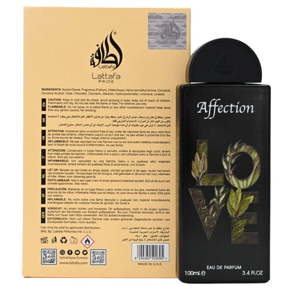 Lattafa Pride Affection Unisex Eau De Parfum Spray 3.4 oz