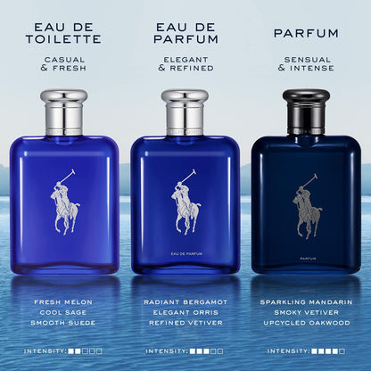 Polo Blue by Ralph Lauren Eau De Toilette Spray for Men 4.2 oz