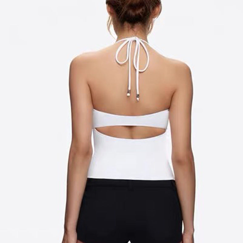 Exercise and fitness dance training top