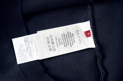 Gucci Black T-Shirt No Collar | Luxury Cotton Streetwear